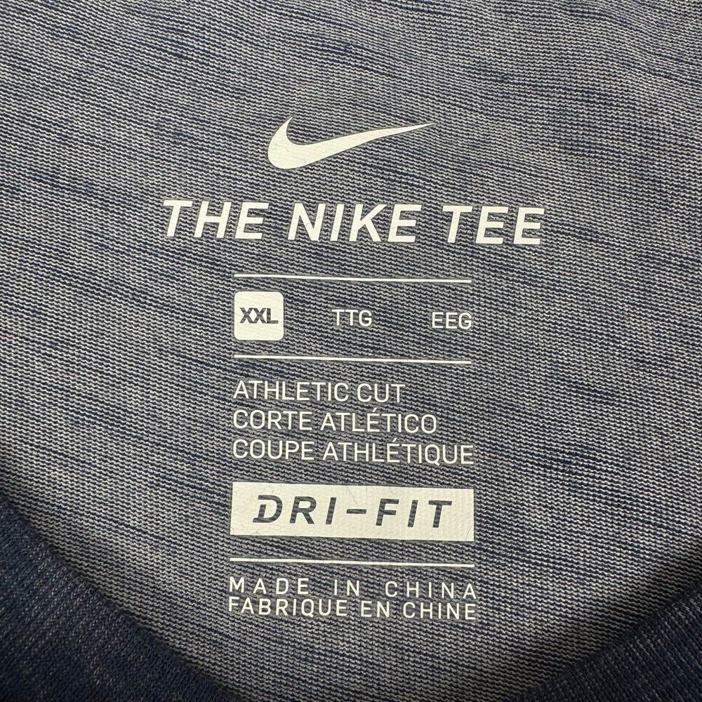 Nike Dri Fit Team USA T-Shirt Athletic Cut Blue Mens XXL 2XL - Picture 4 of 11